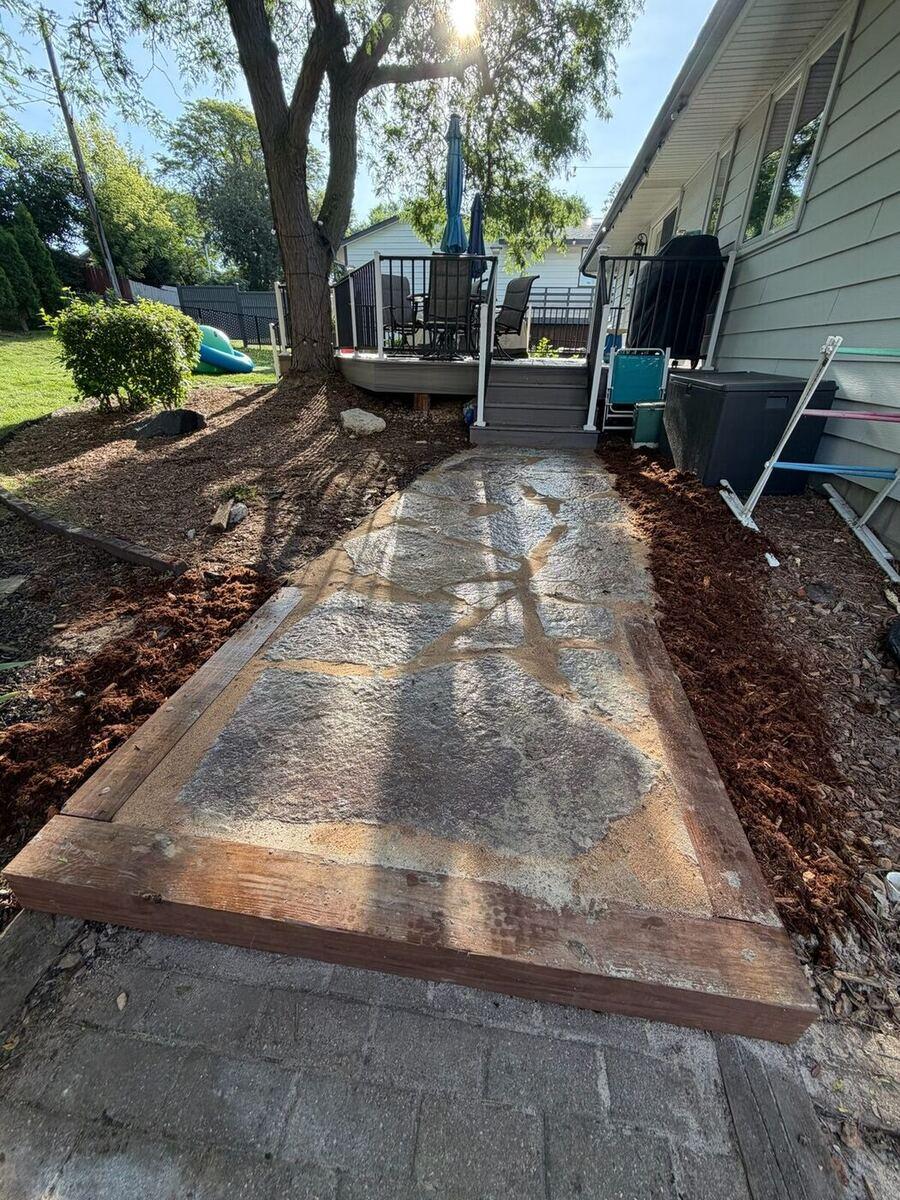 Concrete Pad Installation