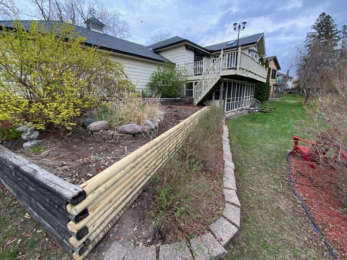 Timber Retaining Wall